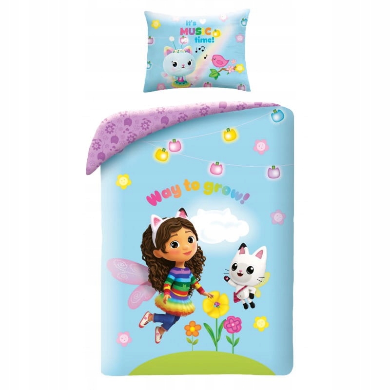 

Pościel Dziecięca 140x200 Koci Domek Gabi Bawełna