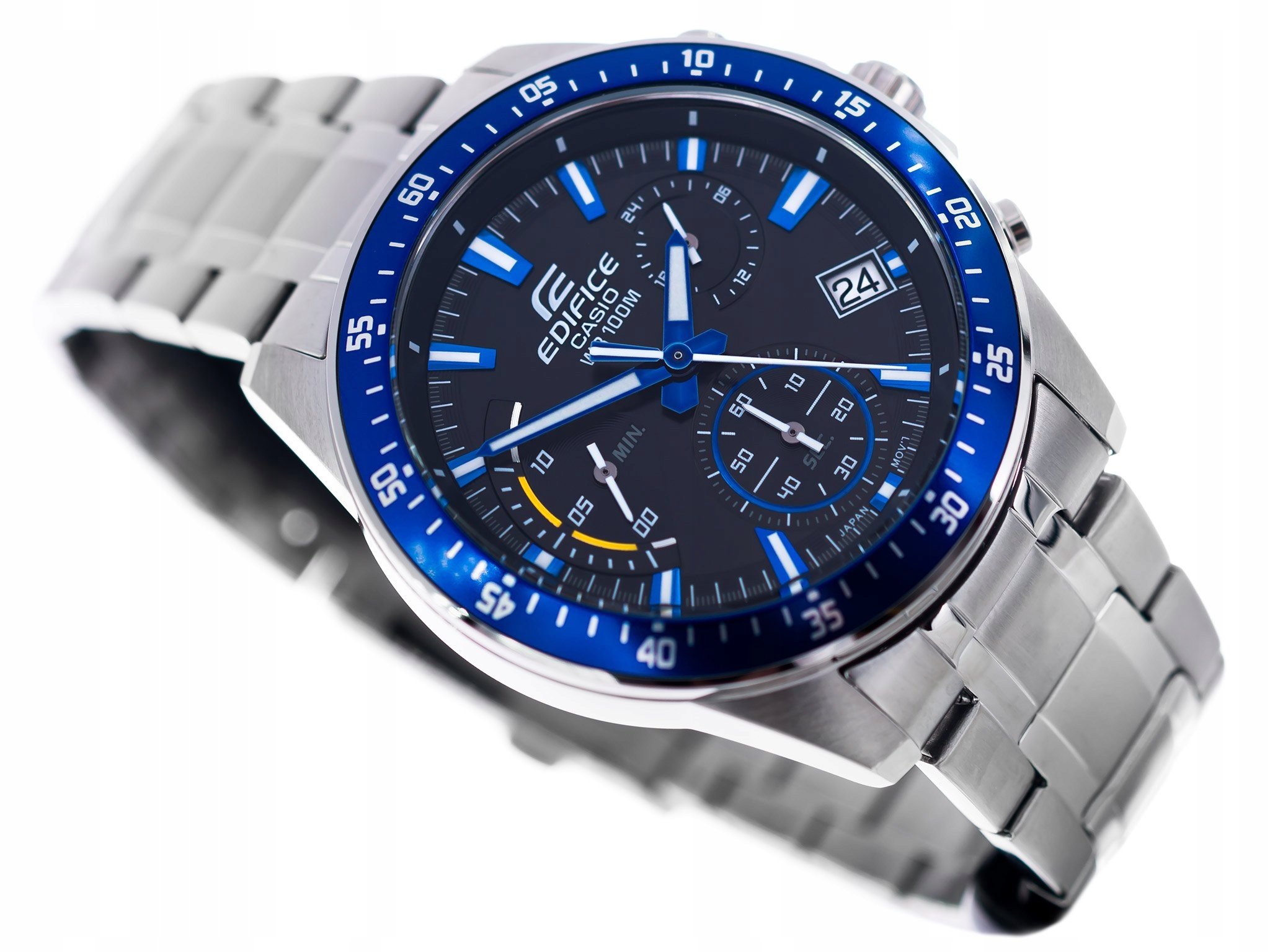 MĘSKI ZEGAREK CASIO EFV-540D-1A2VUEF EDIFICE 100M Mechanizm kwarcowy