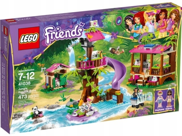 KLOCKI LEGO FRIENDS 41038 BAZA RATOWNICZA UNIKAT PANDA MALPKA