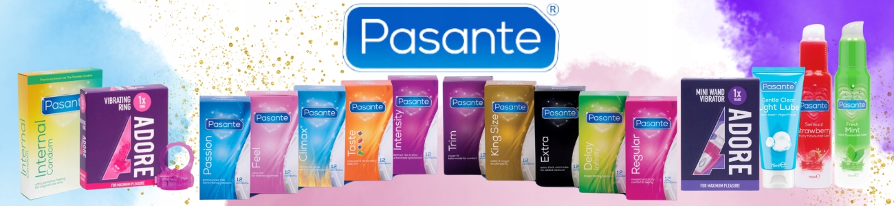 Prezerwatywy Pasante Trim Zestaw 50 sztuk Ściślej Dopasowane Smak bezsmakowy