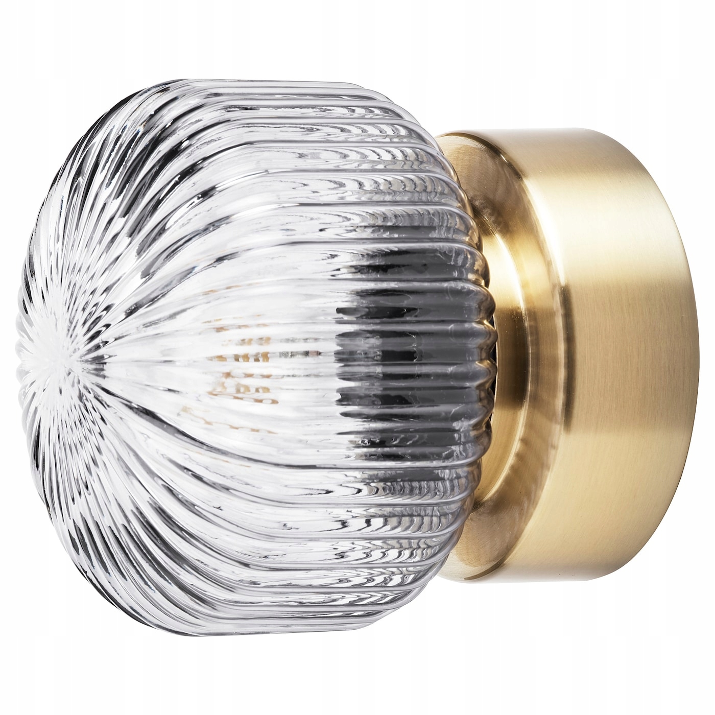 Nástěnná lampa Solklint Mosaz Šedá Sklo Elegantní