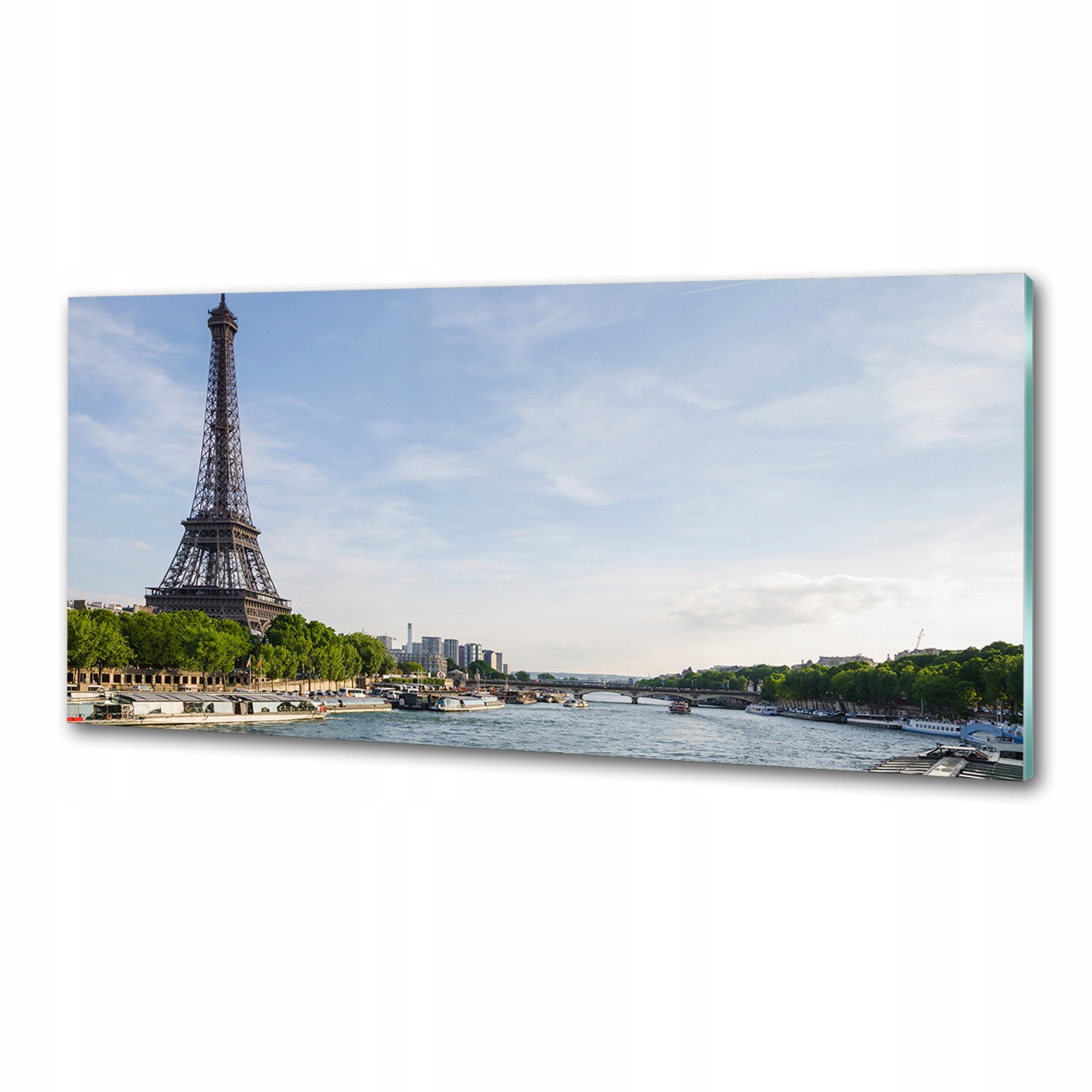 Panel do kuchyně Eiffelova věž Paříž 125x50 Lepidlo