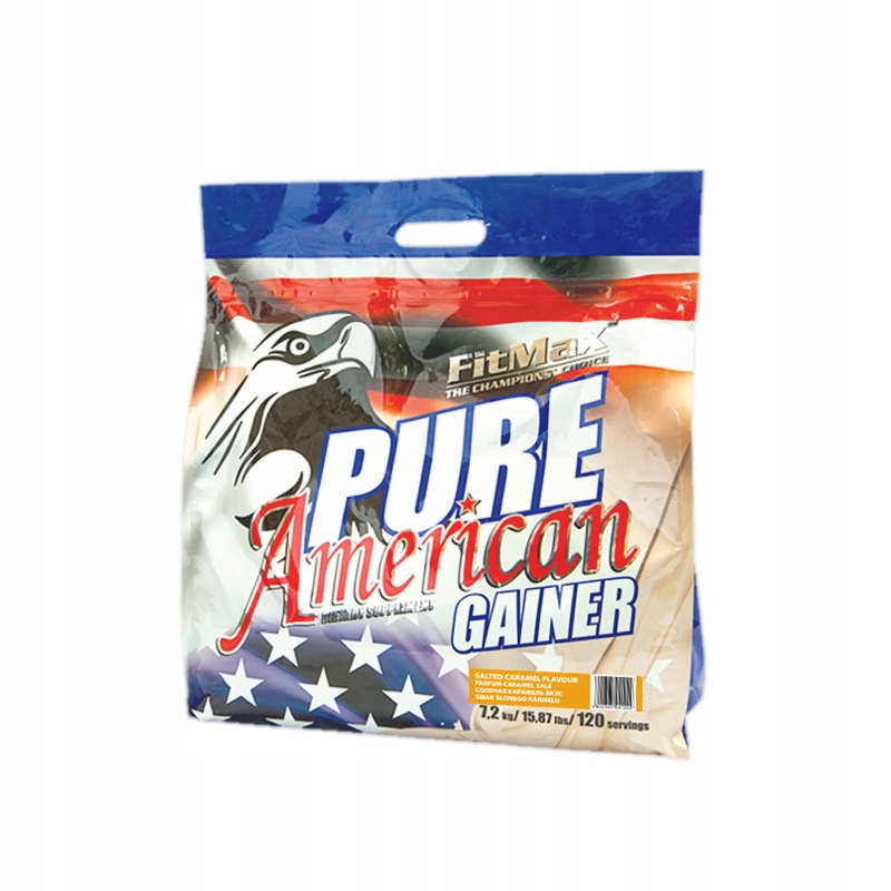 FitMax Pure American Gainer 7,2 Kg slaný karamel Svalová hmota XXL protein