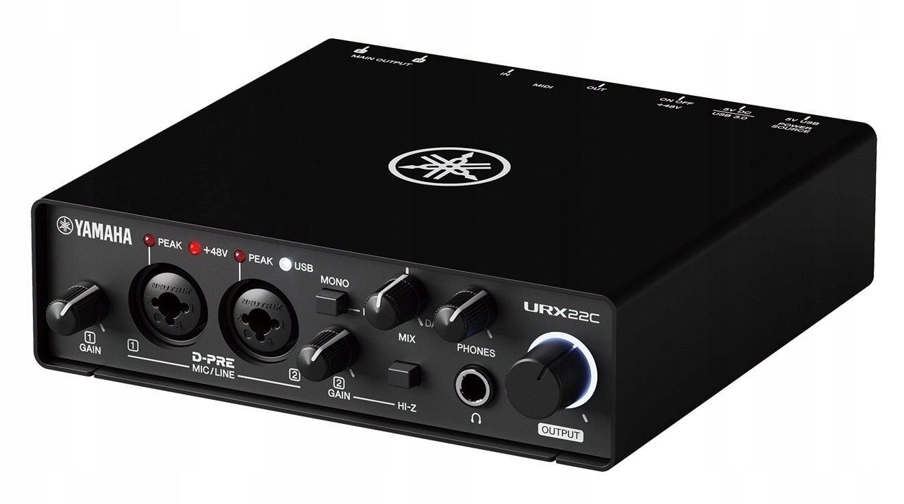 Yamaha URX22C Interfejs Audio Usb MIDI Zewnętrzna Karta Dźwiękowa