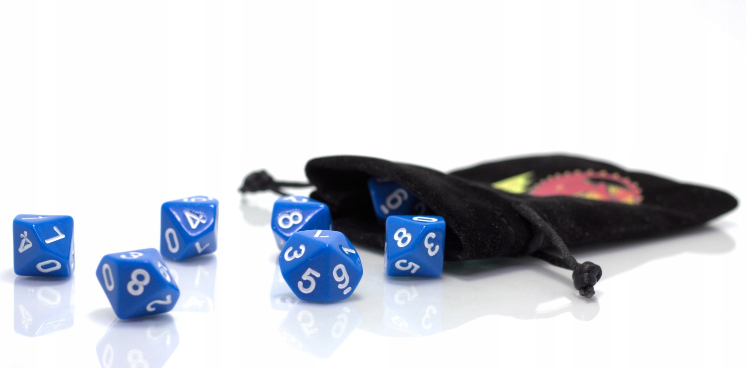 KOSTKA RPG KOŚĆ DZIESIĘCIOŚCIENNA K10 NIEBIESKA Nazwa KOŚĆ DZIESIĘCIOŚCIENNA K10 D10 kostki kości fabularny dungeons dragon dice Dungeons & Dragon Warhamer Fantasy