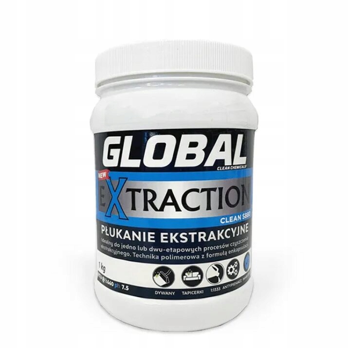 Levně Global Extraction Clean S880 1 kg prášek pro extrakční oplachování čalounění