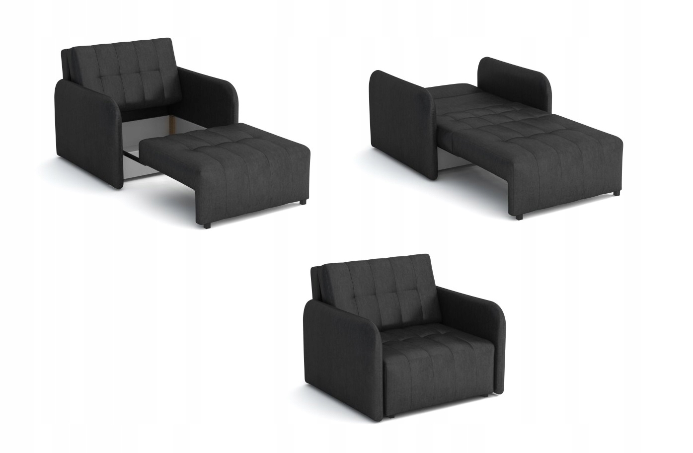 sofa VIVA I GRAND małe pojedyncze łóżko dostawka Szerokość mebla 95 cm