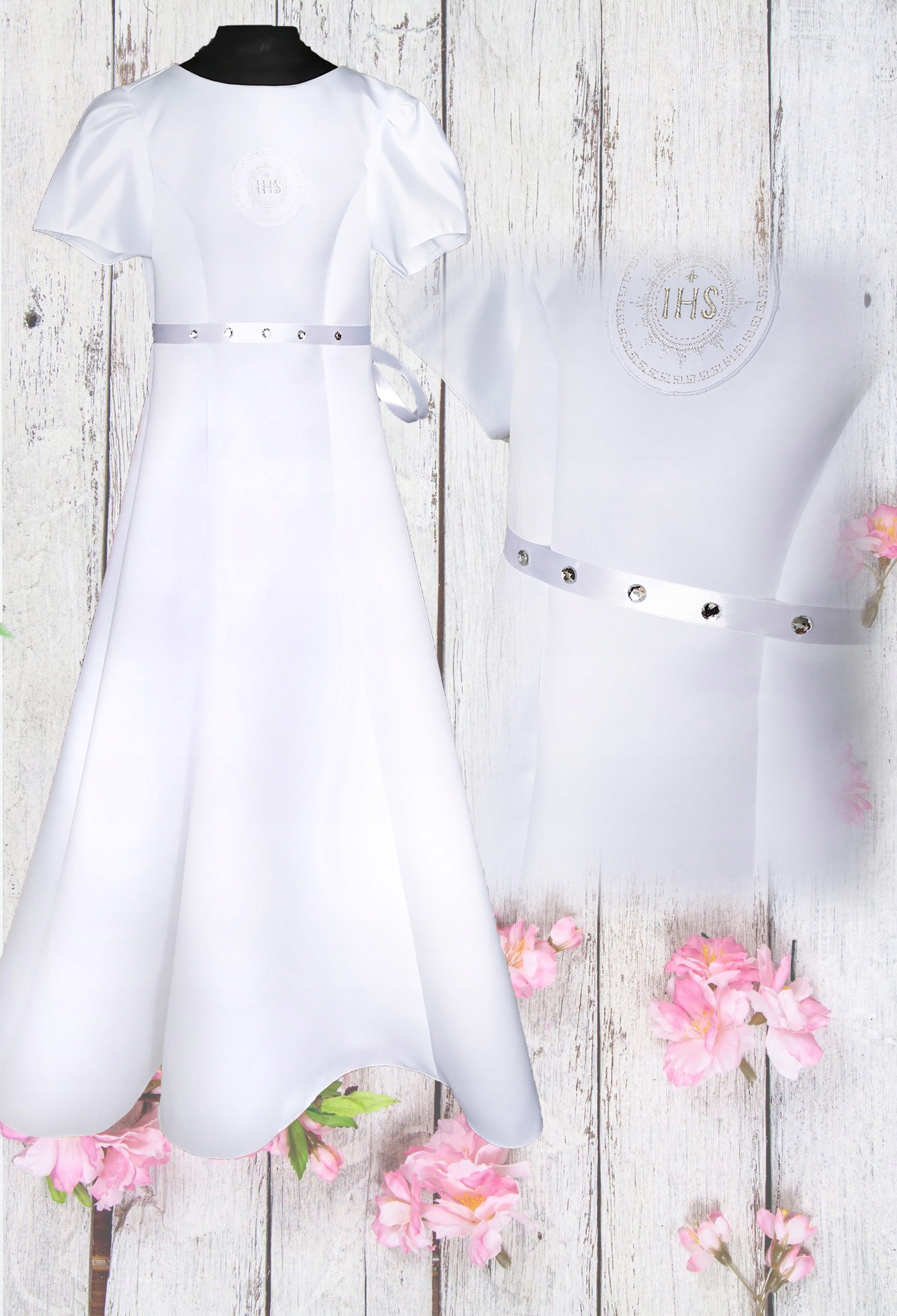 Alba do komunii sukienka komunijna Hestia ihs 140 EAN (GTIN) 5900899801625