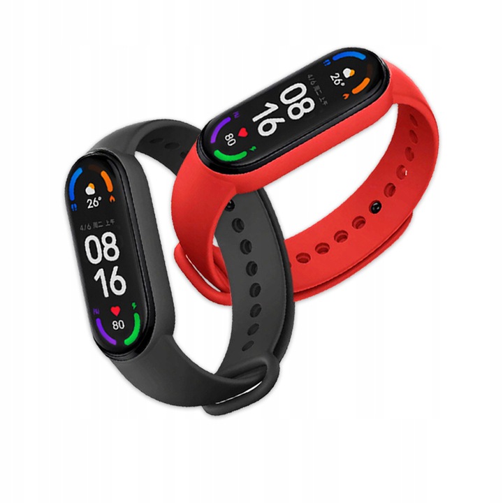 OPASKA PASEK do Xiaomi Mi Band 5 - 23 KOLORY Kolor brązowy