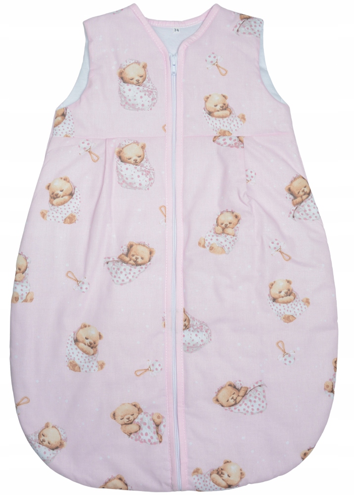 OCIEPLANY ŚPIWOREK NIEMOWLĘCY DO SPANIA 68-74 1 TOG BAWEŁNA 100%