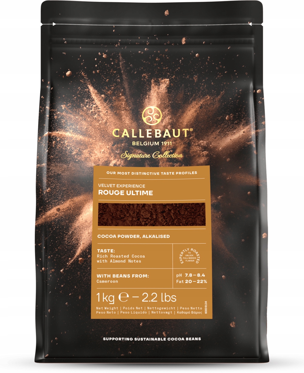 Kakao Velvet Rouge Ultime 100% kakao 1KG alkalizowane Callebaut Kamerun