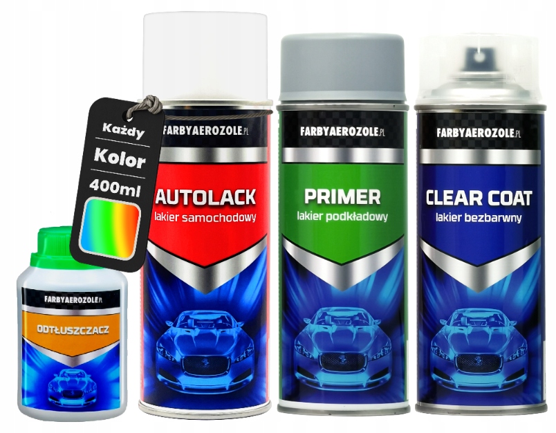 Każdy Lakier Samochodowy Podaj Kod Lakieru Duży Zestaw Naprawczy 1450ml