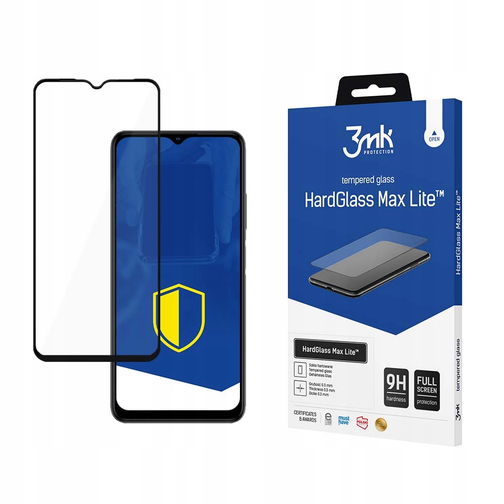 Szkło 9H 3mk HardGlass Max Lite™ na Zte Blade A73 3mk Protection