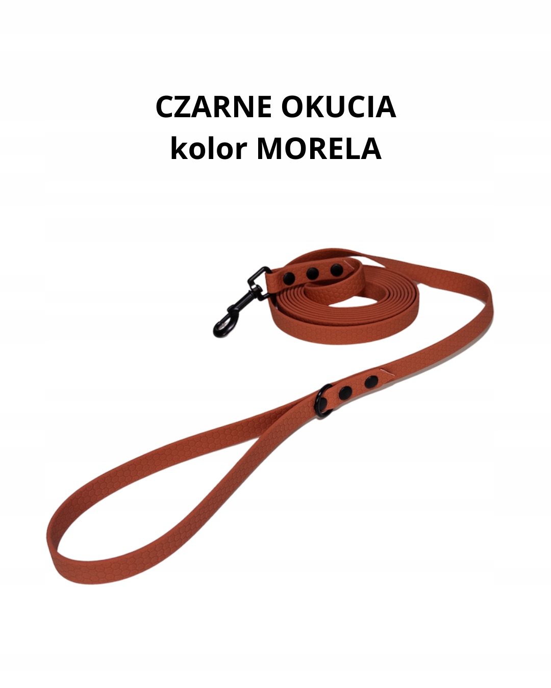 Levně odolné vodítko pro psa 5 m černé kování/ meruňka