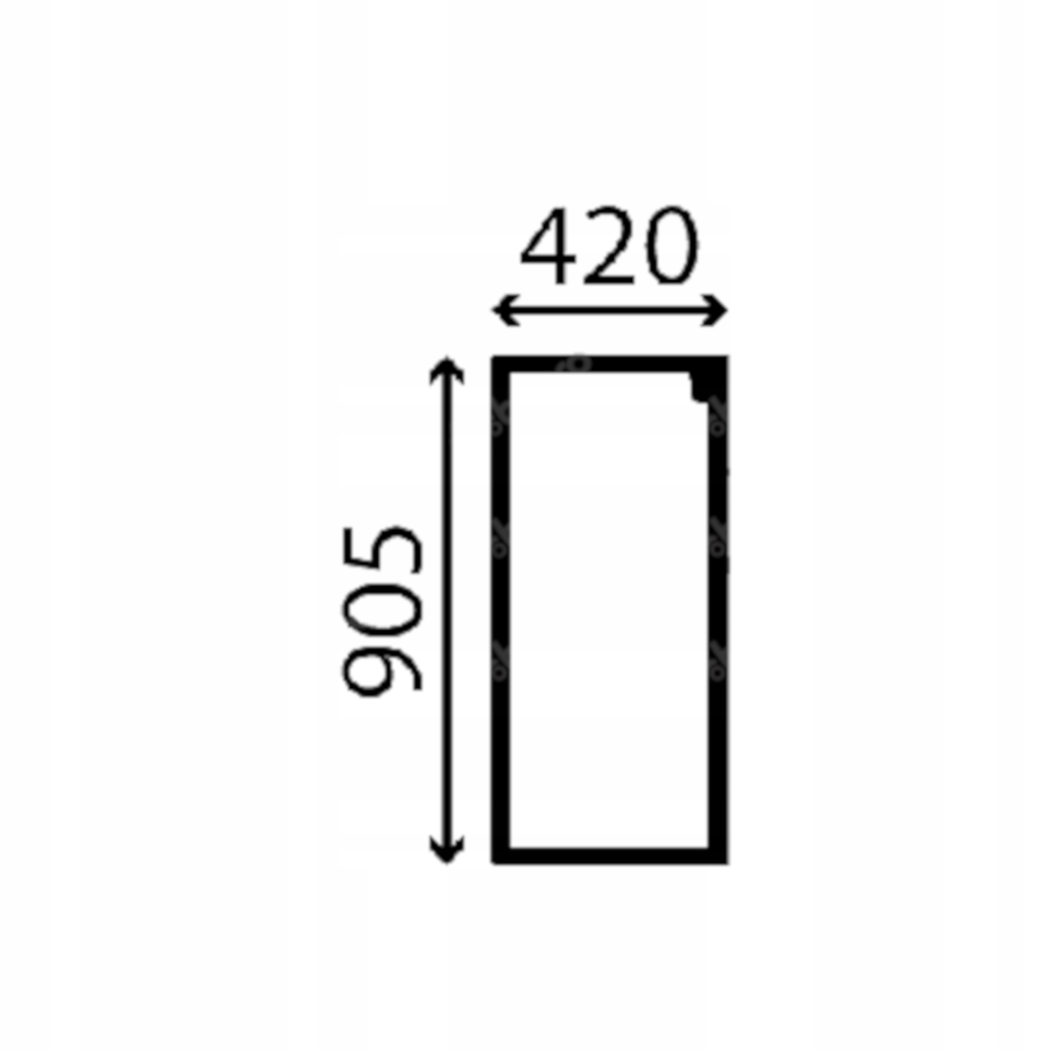 sklo Yanmar boční levé 112154