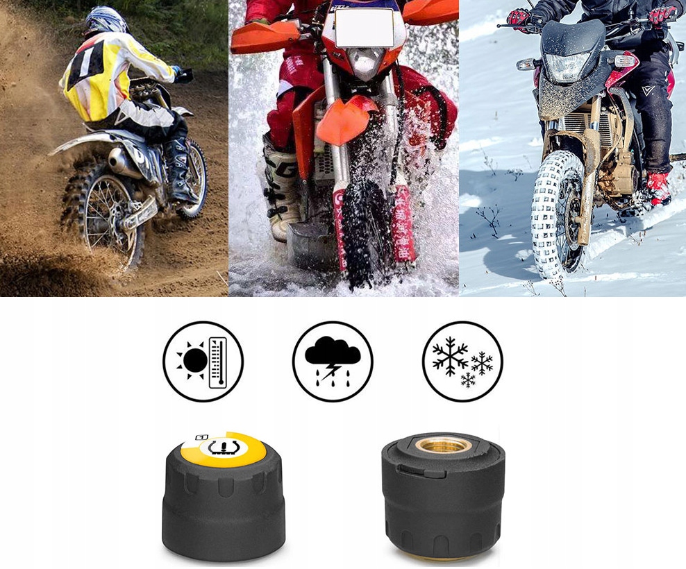 Czujniki ciśnienia opon do motocykla TPMS Android Producent Konektor