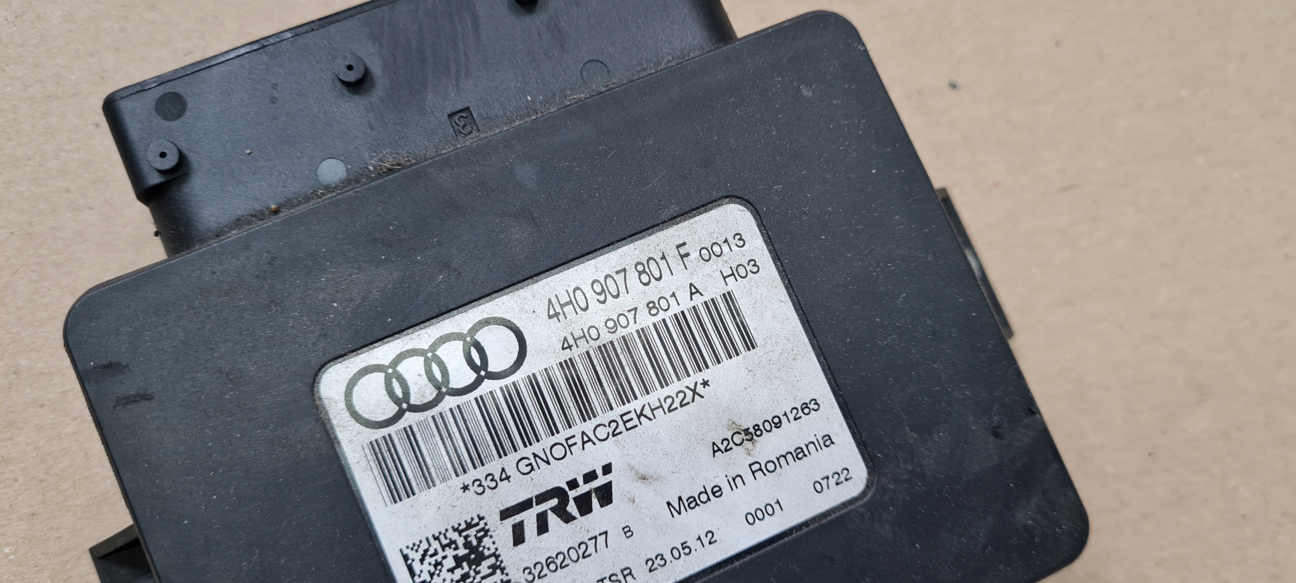 A6 C7 4G module electric brake 4H0907801F A7 4G S7