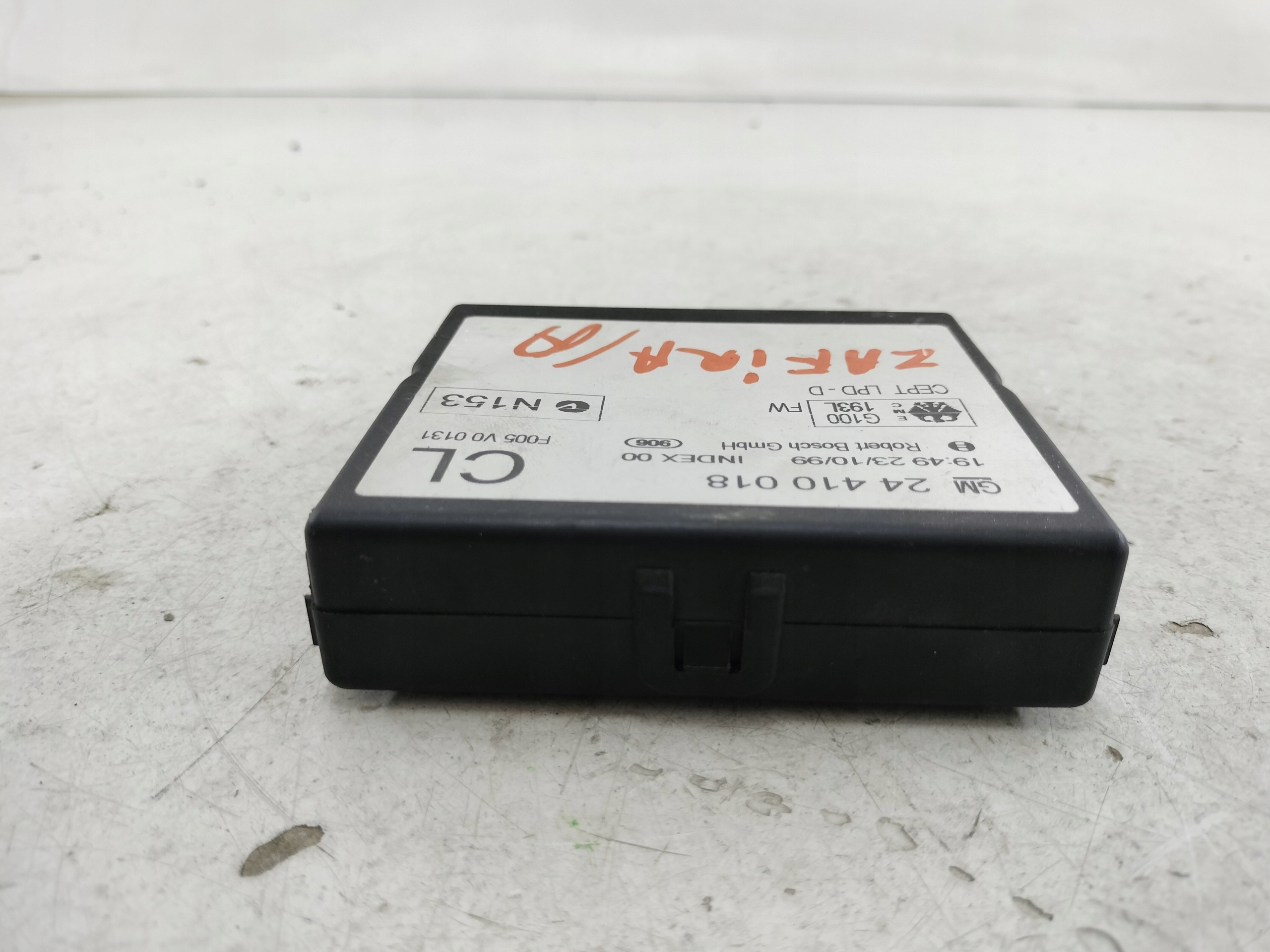 unité de commande électronique uce unité commande confort OPEL ZAFIRA A 24410018 F005V00131