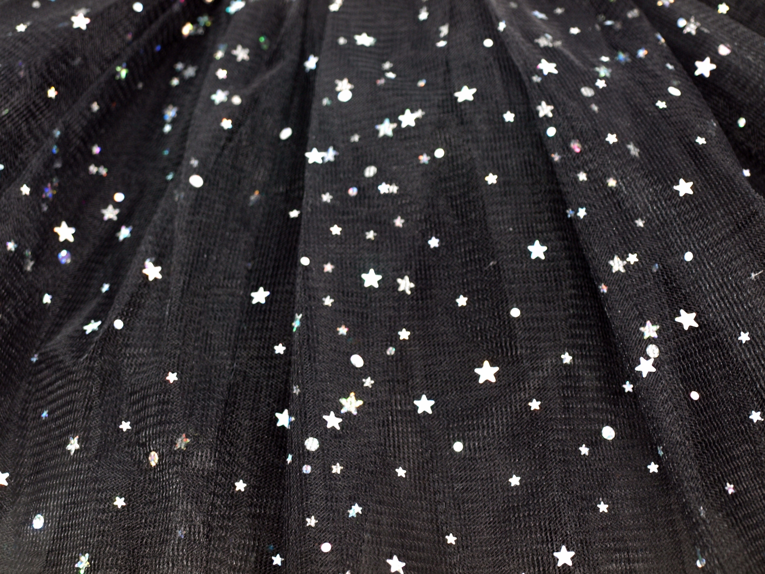 SPÓDNICZKA TIULOWA SPÓDNICA w GWIAZDKI z podszewką 30 cm Rozmiar 32