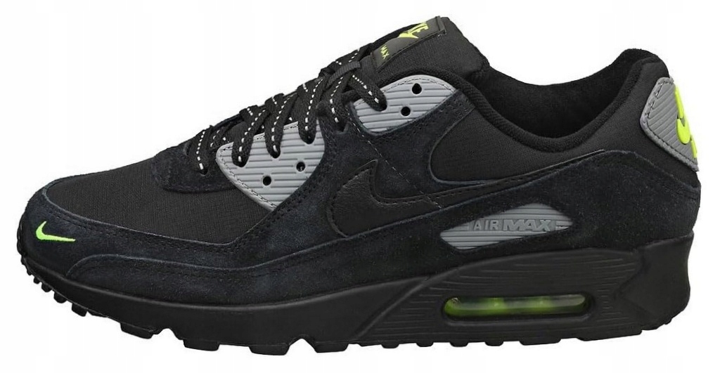 Černé Pánské Boty Nike Air Max 90 Sneakers FQ2377 001 Klasik Vel. 42,5