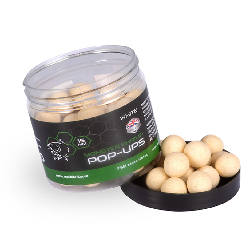 Nash Monster Shrimp Pop-Up White 20mm