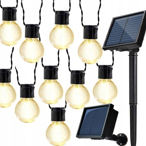 

Girlanda Solarna Lampki Ogrodowe Żarówki Wiszące