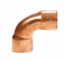 

Łuk 90 stopni miedziany 22 mm 2K Cu