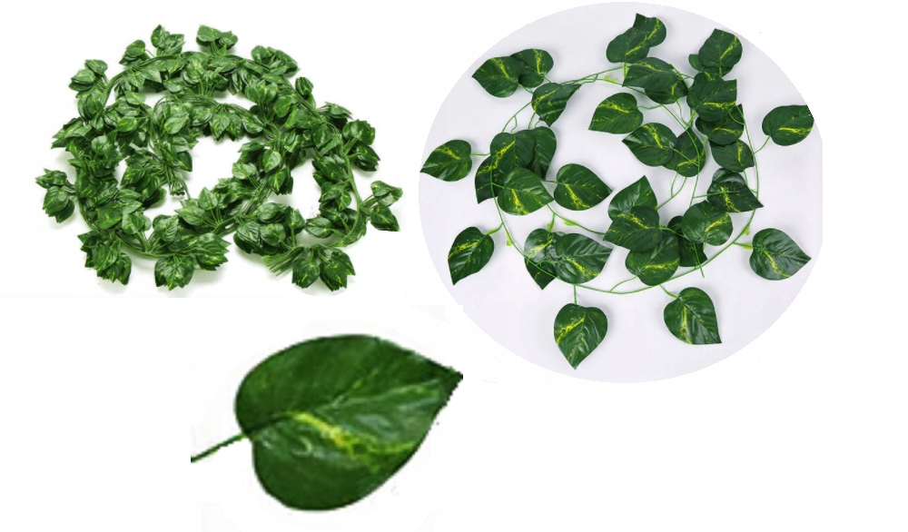 

6 x Sztuczny bluszcz girlanda pnącze dekoracja A2