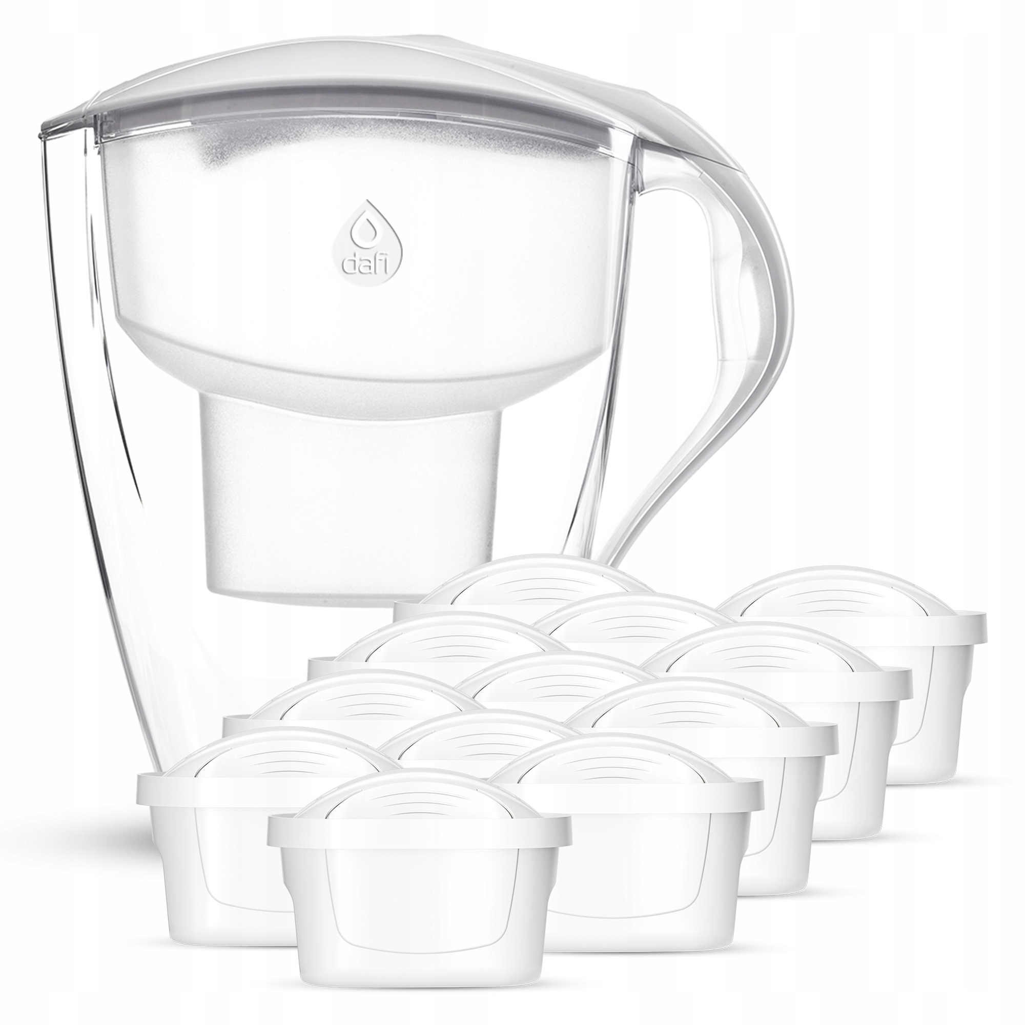 Dzbanek Dafi Omega biały 4l manualny 12 xUnimax
