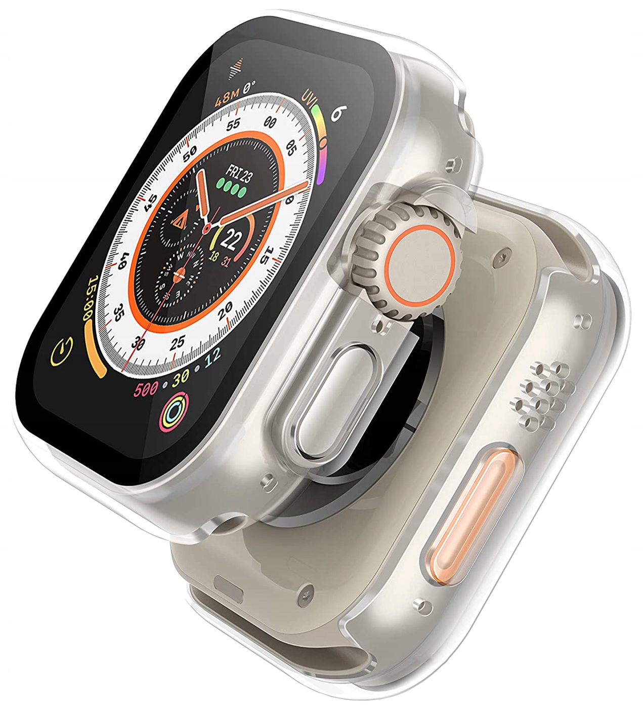 2w1 CASE ETUI + SZKŁO DO APPLE WATCH ULTRA 49MM Stan opakowania oryginalne