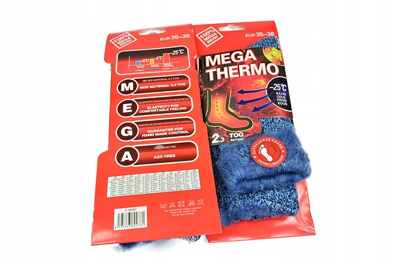 

Skarpety Termiczne Mega Thermo 35-38 Niebieskie