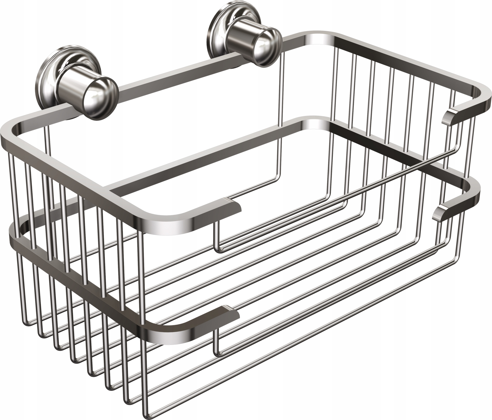 Andex Kúpeľňový závesný sprchový kôš, obdĺžnikový lesk