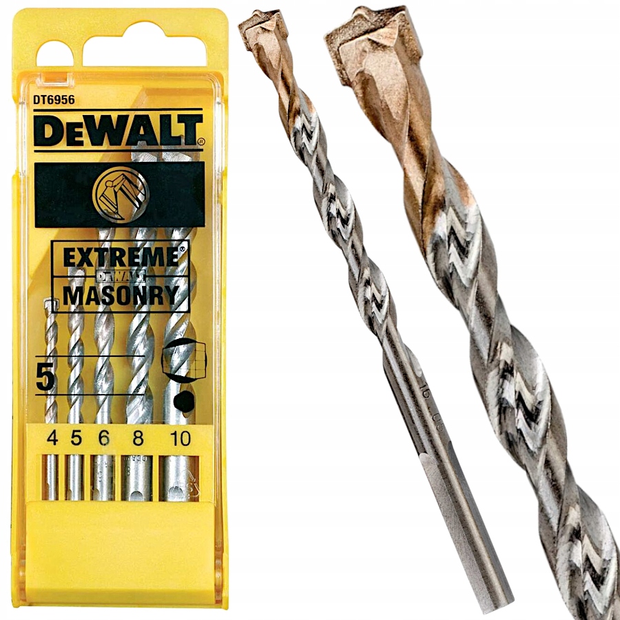 

Wiertła do kamienia 5szt 4-10mm Dewalt DT6956