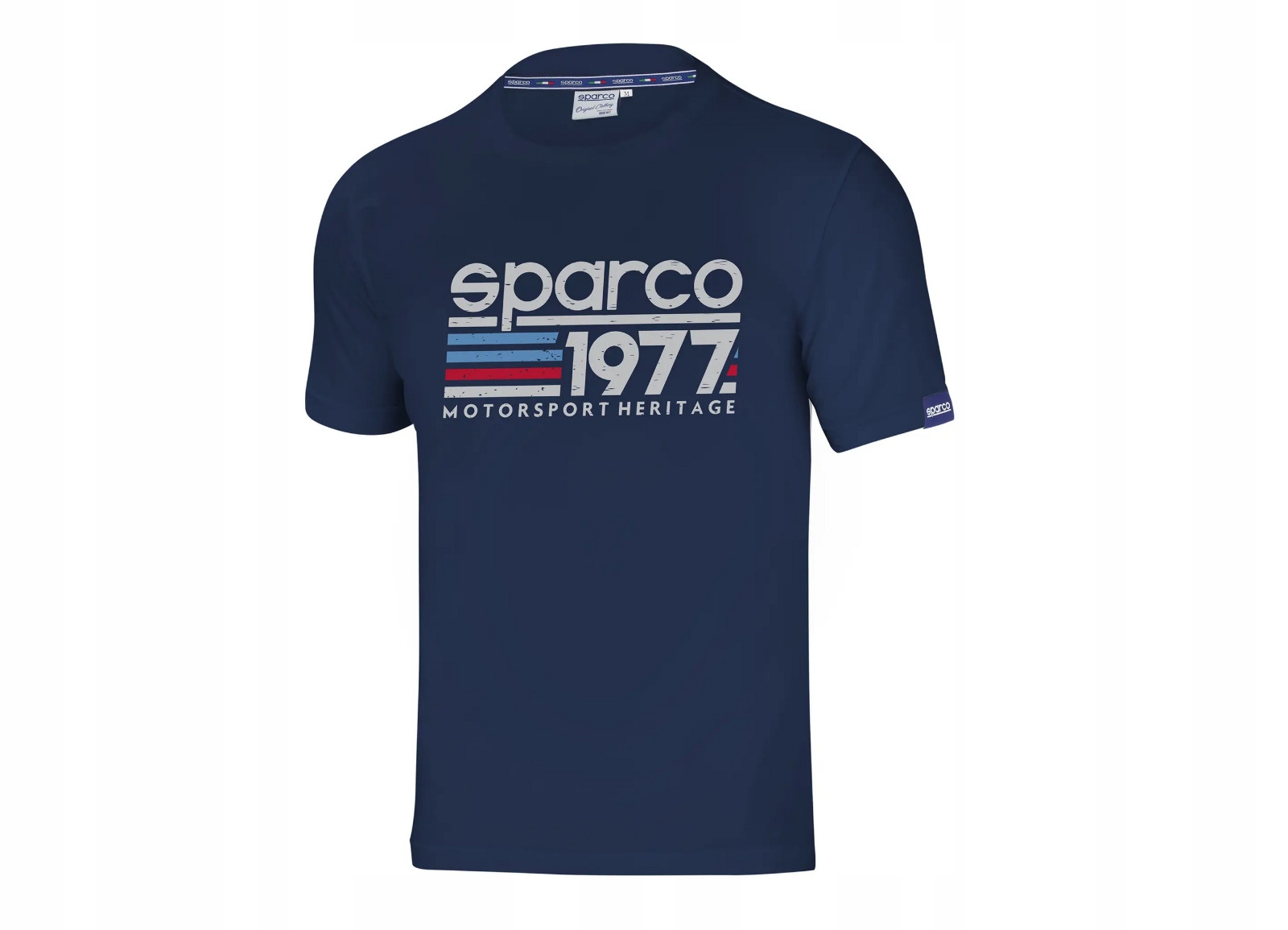 Sparco tričko 1977, barva modrá, velikost M