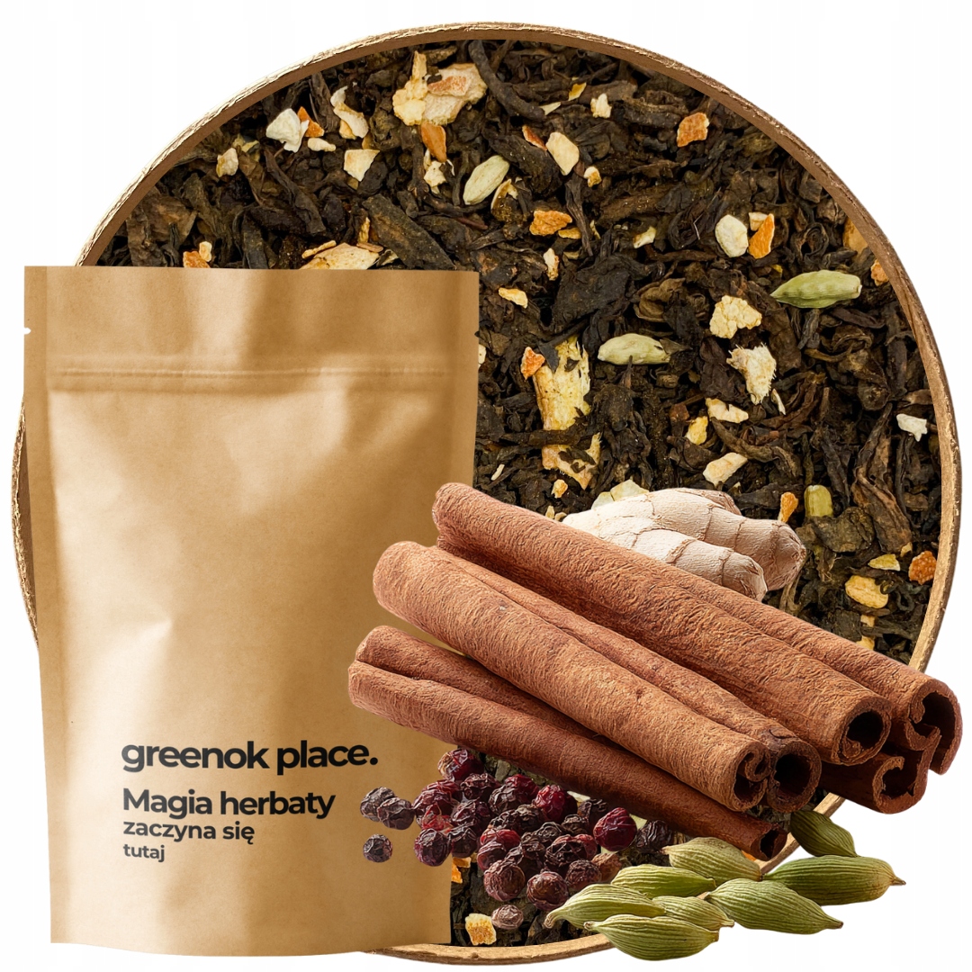 Levně Červený svařený Čaj 1000g hřejivý skořicový dárek