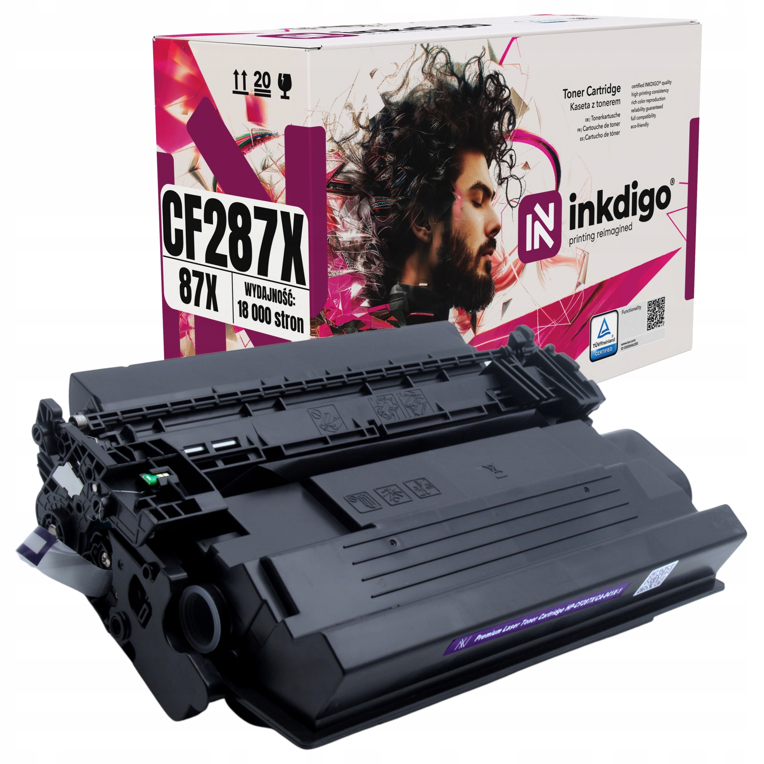 Toner Do Hp CF287X 87X M506dn M527 M501 XXL