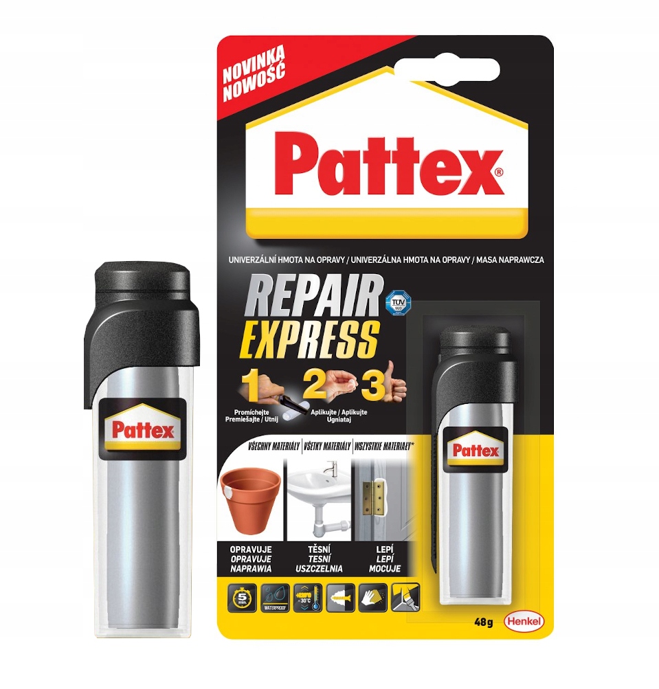 

Pattex Repair Express Masa Naprawcza Z Tubą Epoxy