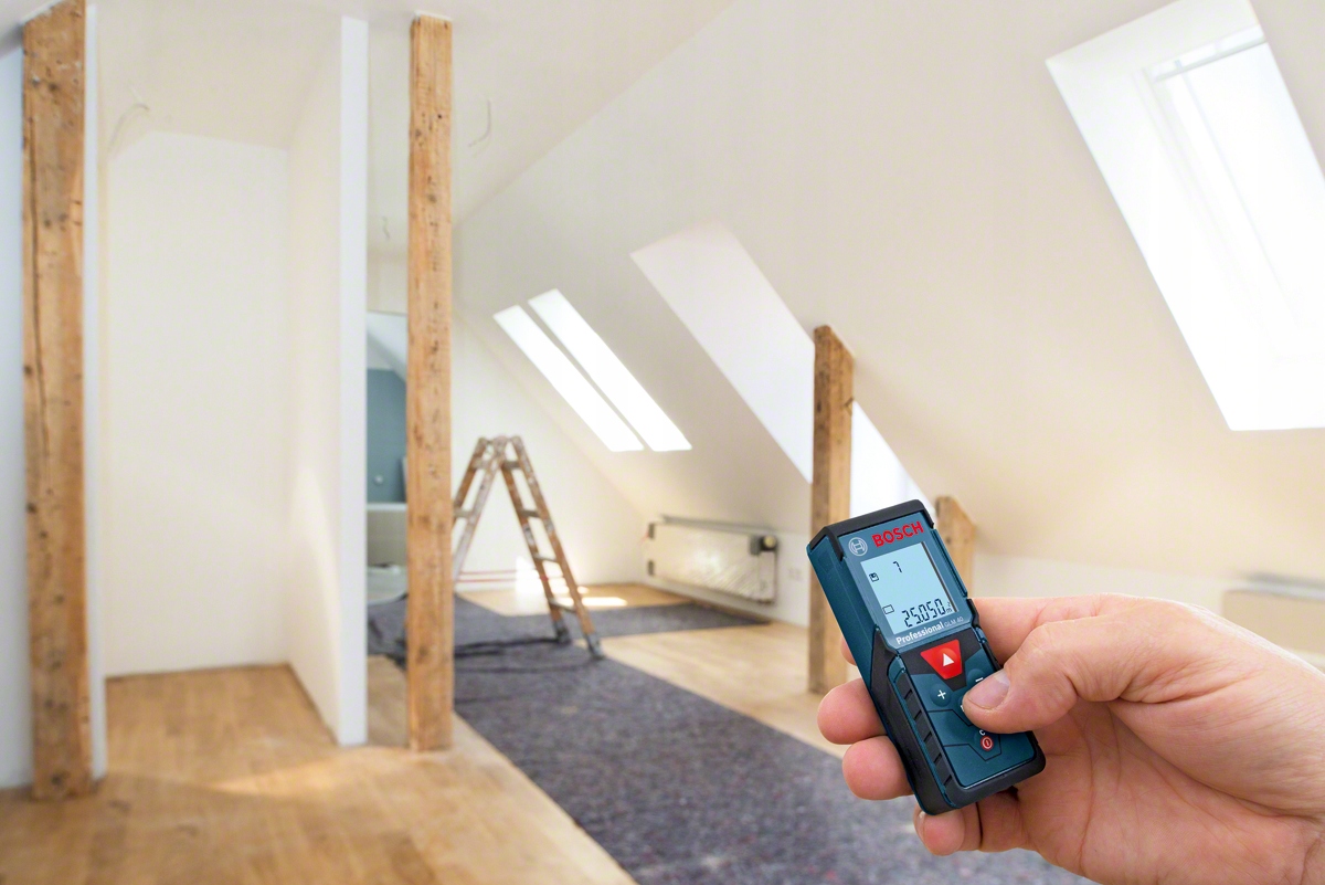 Dalmierz laserowy BOSCH GLM 40 0601072900 40m etui Przeznaczenie do wnętrz