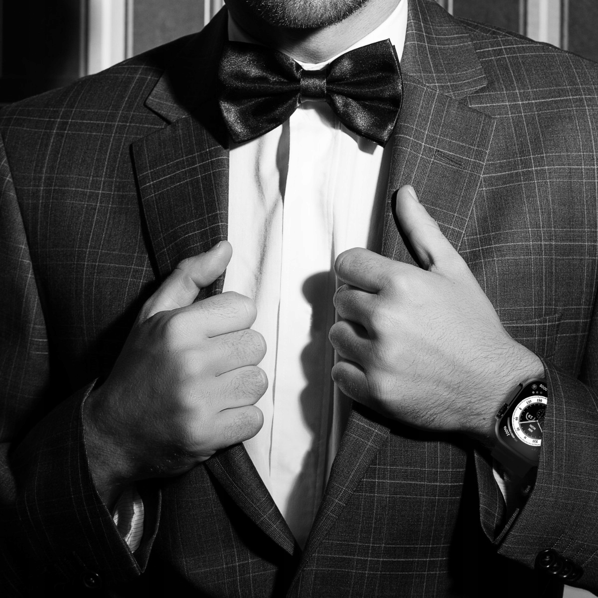 SMARTWATCH ZEGAREK CZARNY WODOODPORNY SPORT PULS CIŚNIENIE POWIADOMIENIA IP Kompatybilność systemowa Android iOS