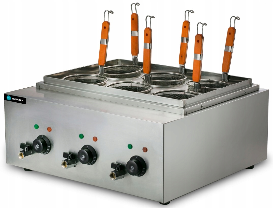 Varná konvice na těstoviny Gastronomická makronka 3 x 8 l 6 košů 6 kW HKN-EKT60