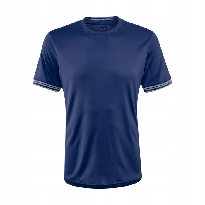 Koszulka Męska Wilson Team Solid Crew Blue Depth S