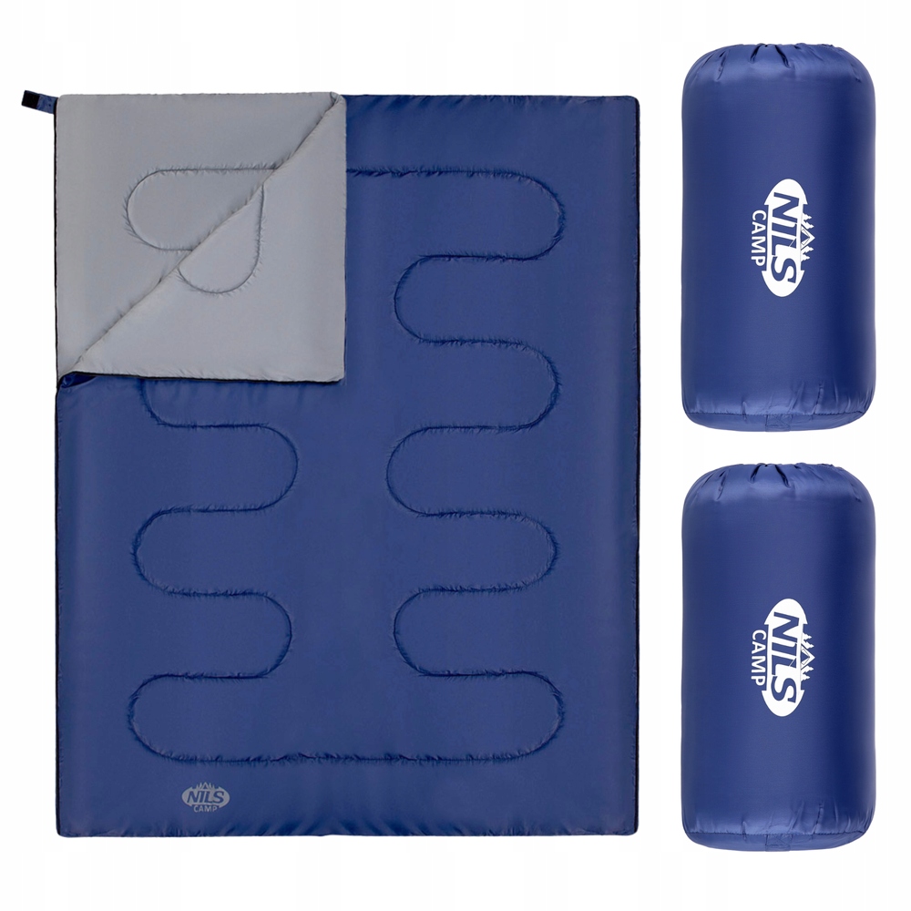 2x Turistický spací pytel Přikrývka pod Stan 190 x 75 cm Obal