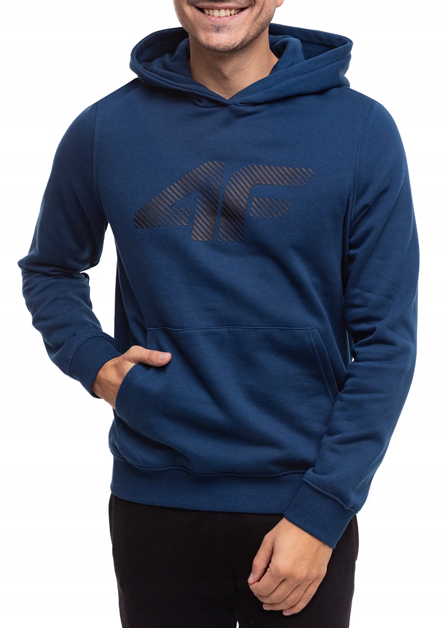 Pánská Mikina Hoodie 4F Sportovní tepláková s kapucí Bavlněná vel