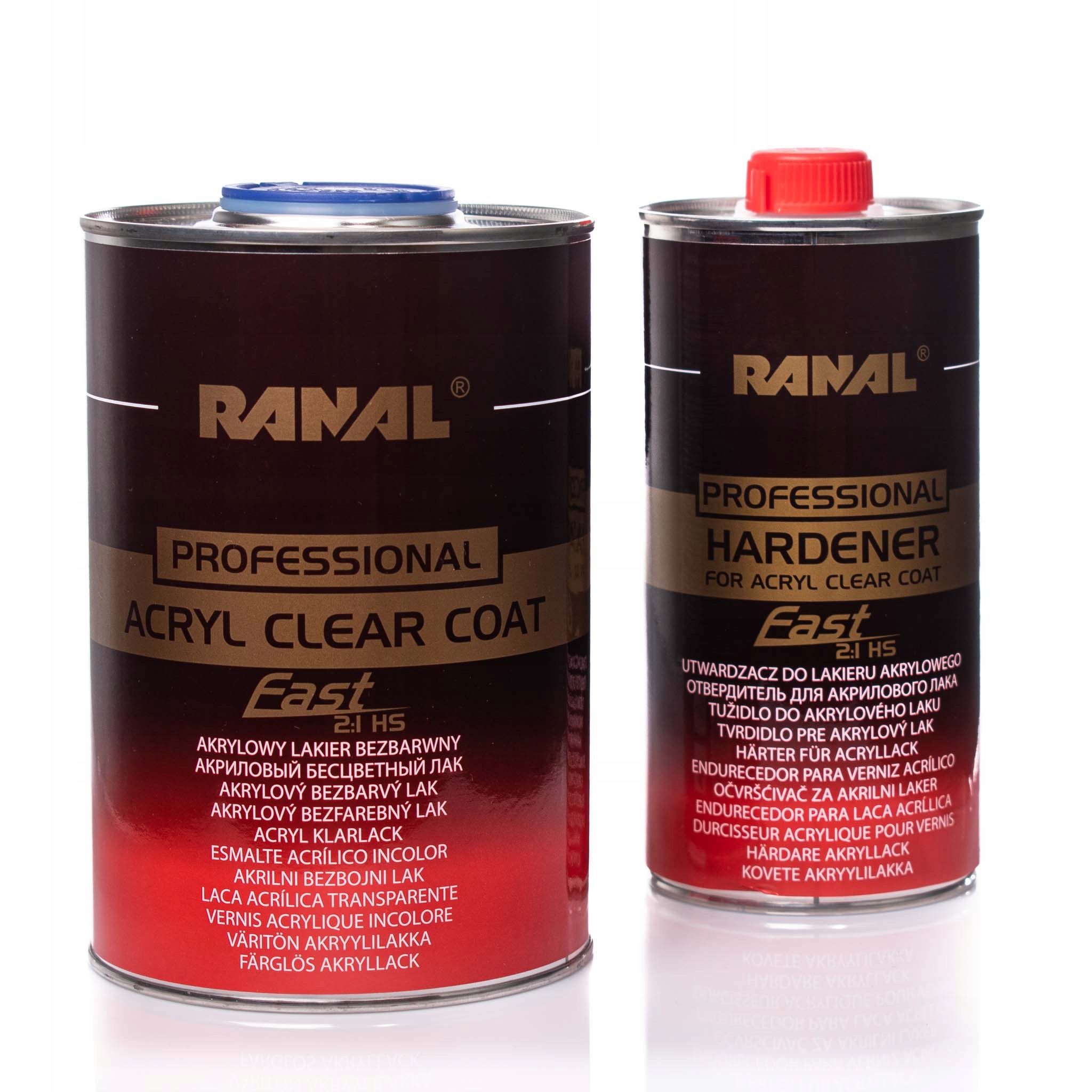 

Ranal Lakier Bezbarwny Hs 2:1 0,8l Utwardzacz 0,4l