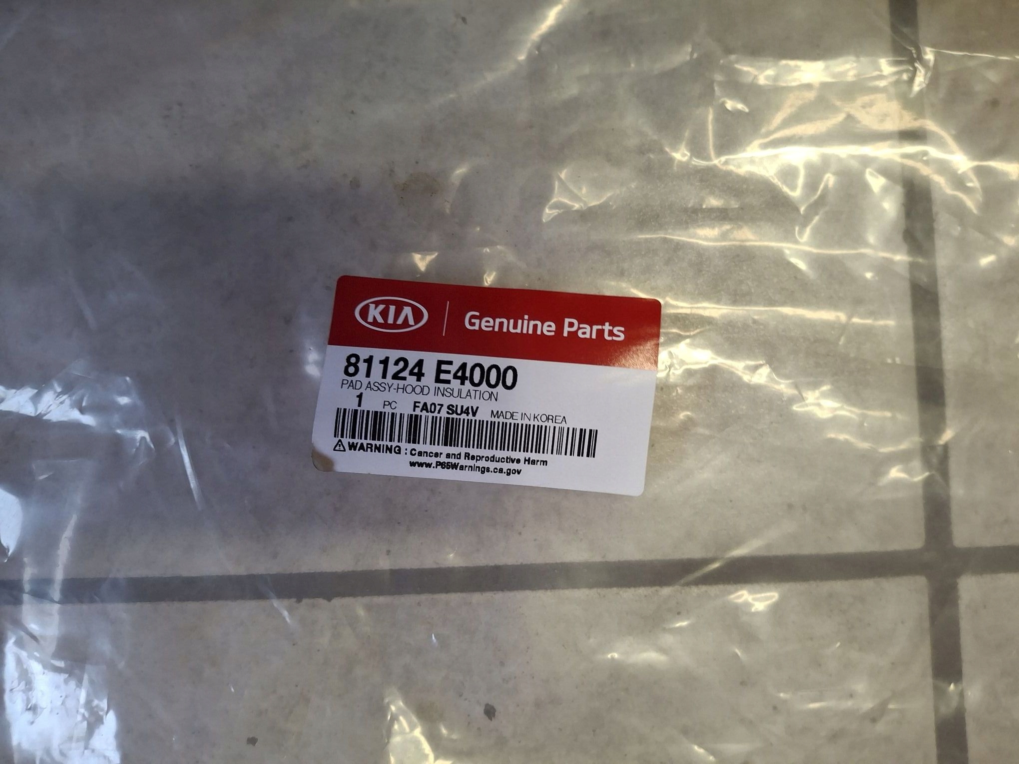 soundproofing bonnets KIA SOUL EV 2014R->