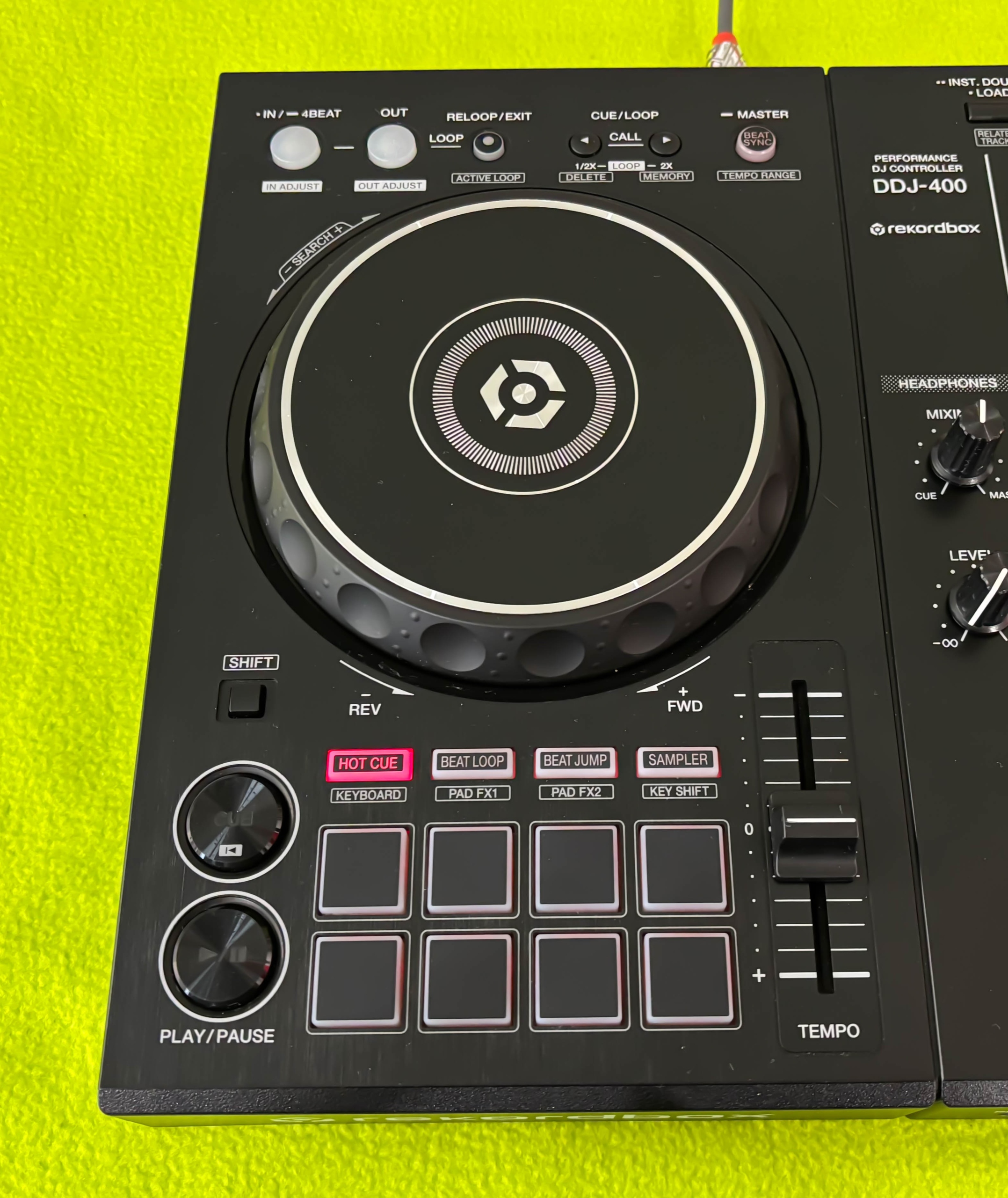 DJ機材 Pioneer DDJ-400-S DDJ-400 - 2-channel DJ controller for rekordbox dj (Black)