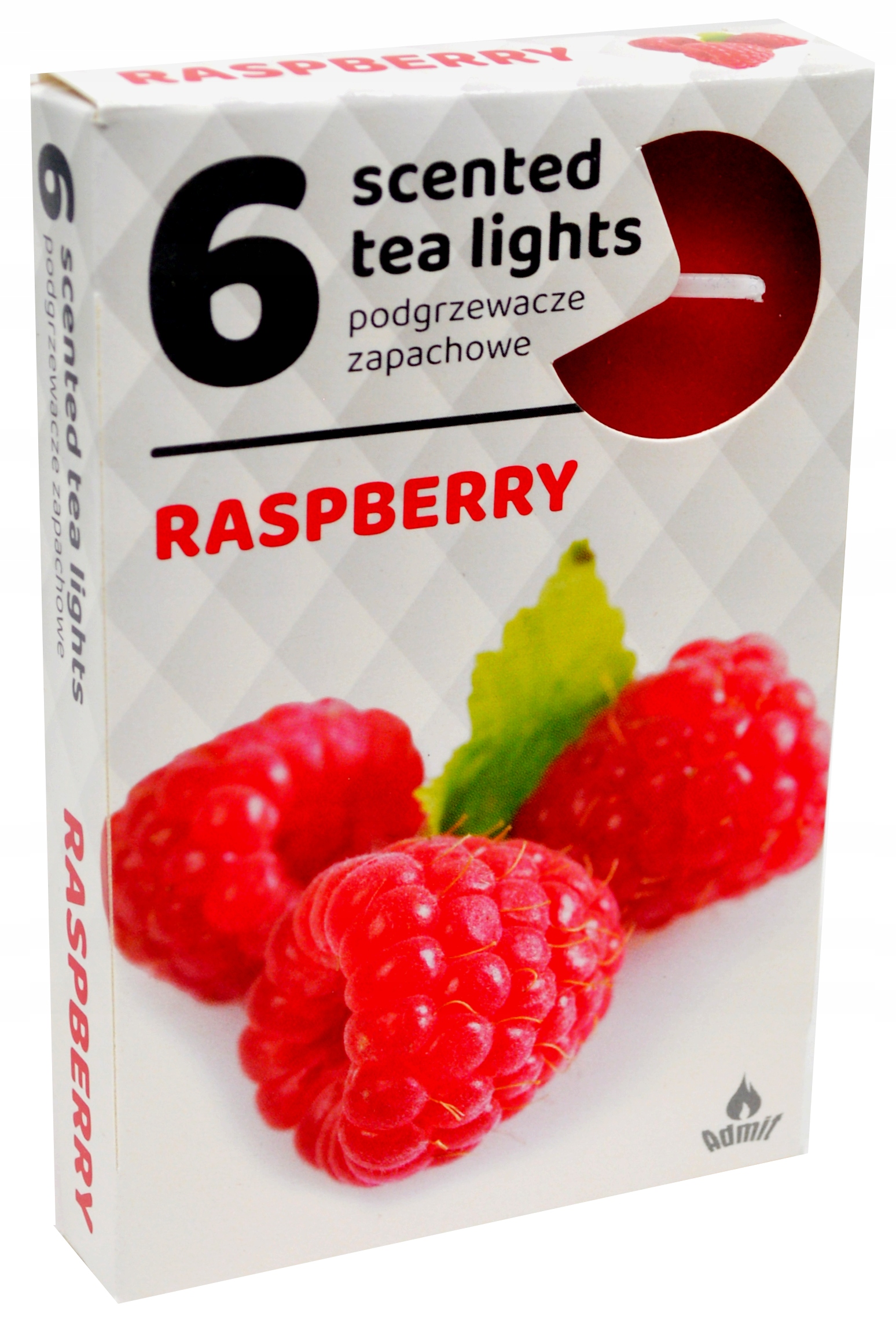 Podgrzewacze zapachowe 6 sztuk, zapach MALINA