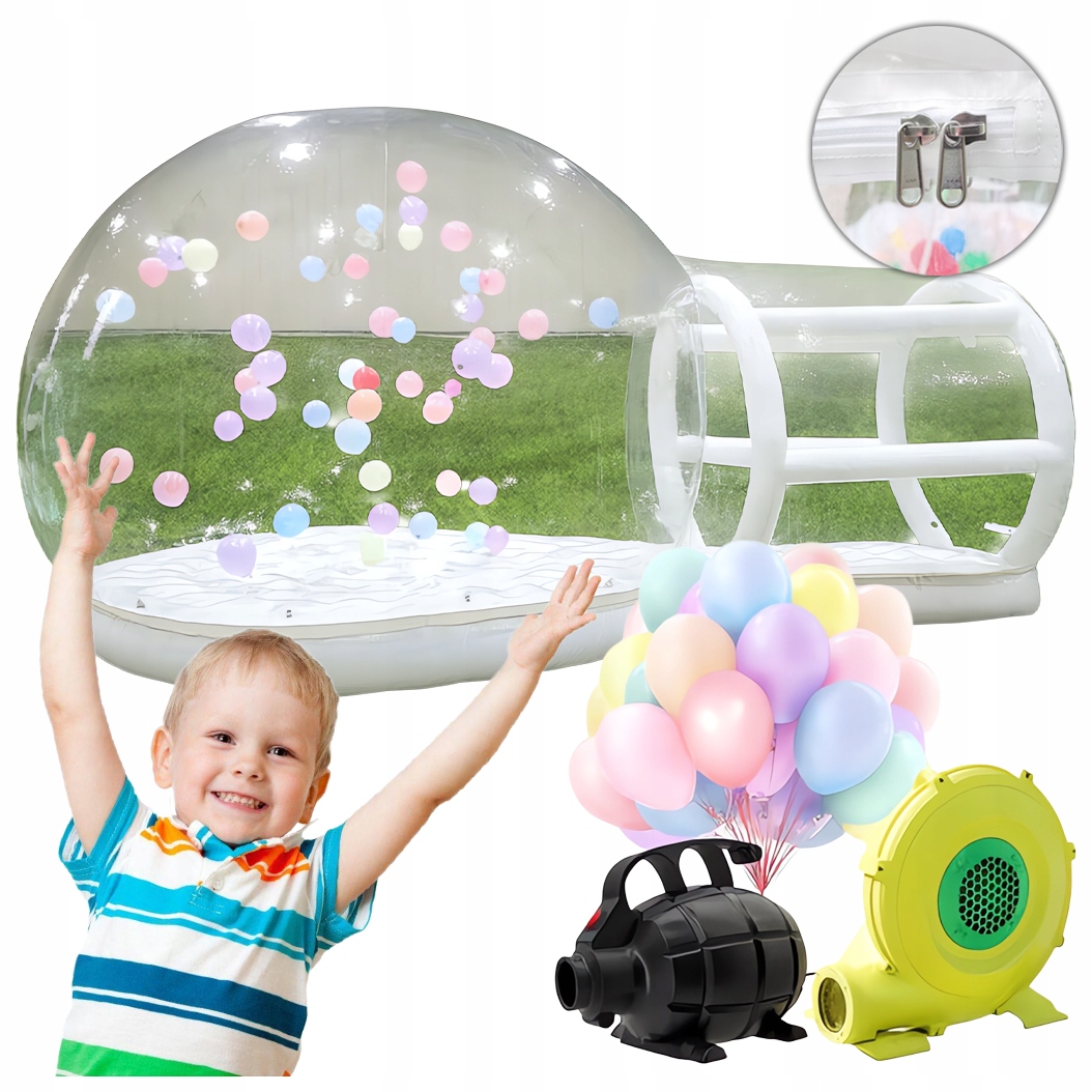 Bubble House Nafukovací Atrakce Pro Děti Na Narozeninové Oslavě Dvůr