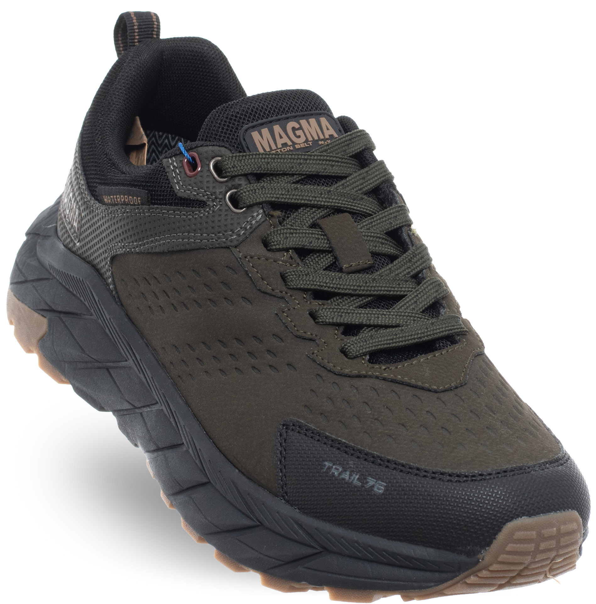 Cotton Belt Pánské Trekové Boty Rapid Zelené, voděodolné, khaki