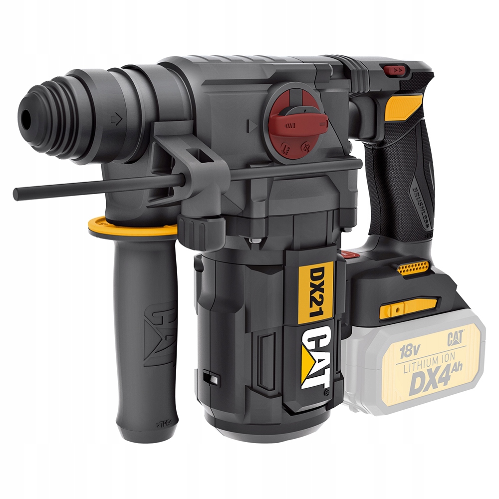 

Bezszczotkowa Młotowiertarka Cat DX21B 18V 2,2J